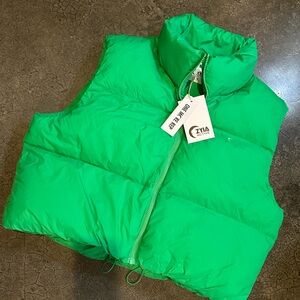 Zyia Green Elevate Puffer Vest